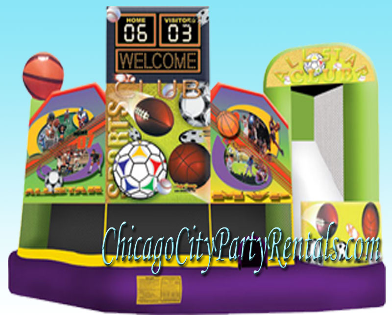 Chicago Inflatable Combo Rentals Chicago IL,Bounce House Moon Jump Bouncy Castle Combos