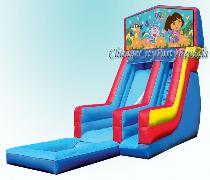 Dora Dora The Explorer Water Slide Rental Chicago Moonwalks, Party Rentals & inflatable Waterslides