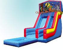 Halloween Waterslide Rental, Chicago, IL. Inflatable Water Slide with Pool Party Rental Chicago, Illinois & Suburbs
