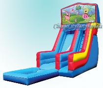 Water Slide Sponge Bob, Spongebob, Patrick and Gary,  Waterslide Rental.  Chicago Illinois & Suburb Party Events. Kids Birthday Parties & Events.