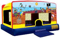 Treasure Island indoor inflatable bounce house, moonwalk rental Chicago IL and surrounding Suburbs. Chicago City party rentals & indoor inflatables.